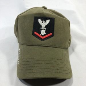 United States Navy Hat Cap by Otto Comfy Fit Green Adjustable One Size Fits Most